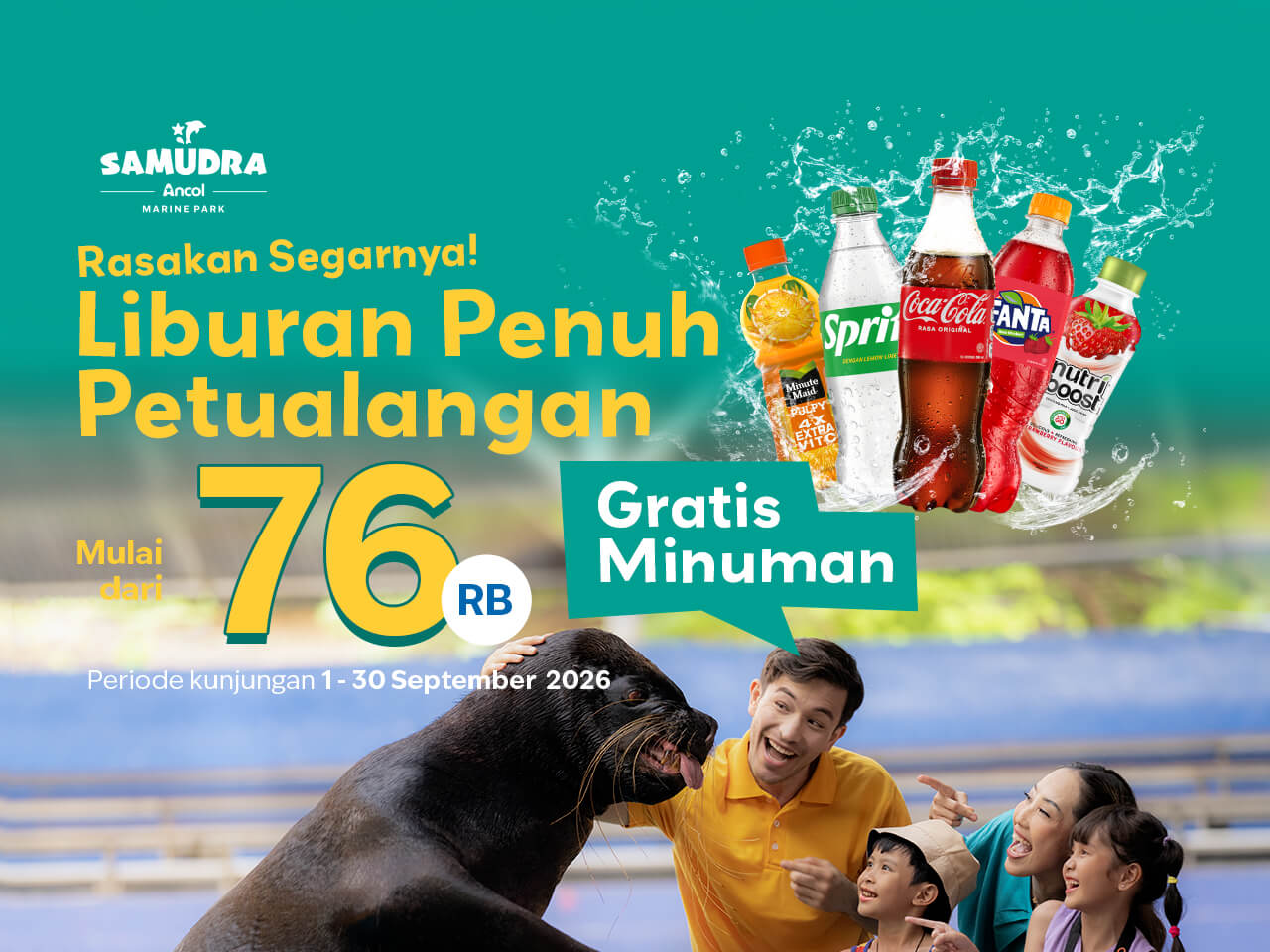Rasakan Segarnya, Petualangan Makin Seru di Samudra Ancol!